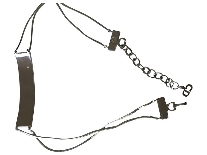 Dior Halsketten Silber  ref.201249