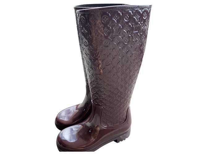 Louis Vuitton Boots Dark red