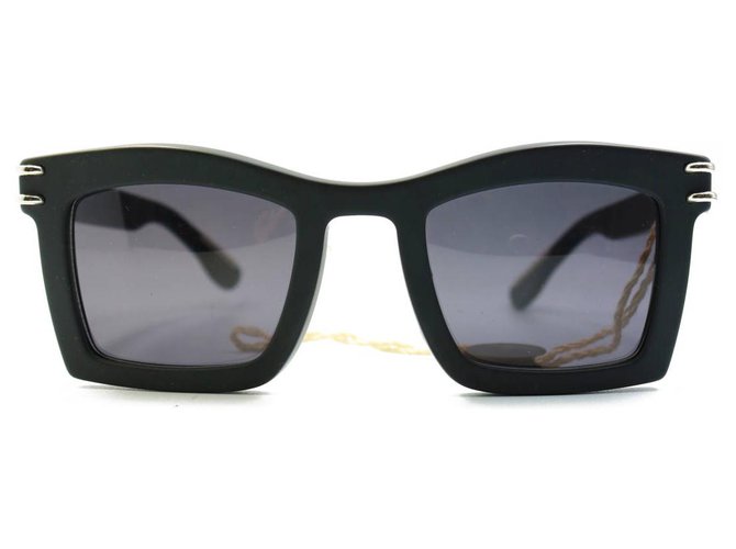 Roland Mouret Gafas de sol Negro Plástico  ref.201601