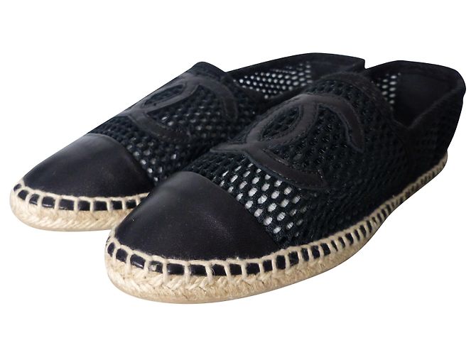 Chanel Espadrilles Black