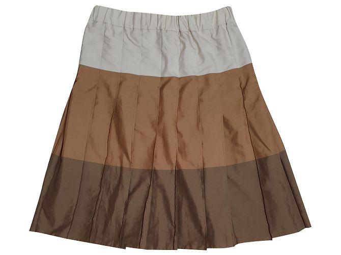 Falda plisada de algodón Marni Multicolor 