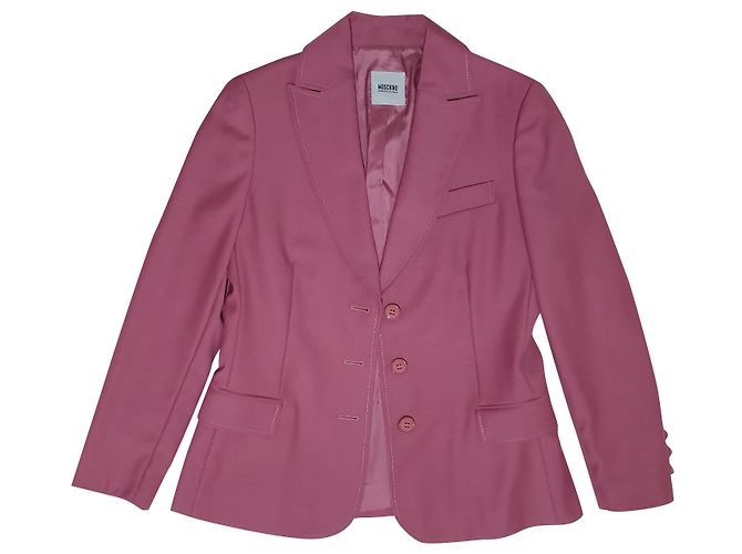 Blazer Moschino Cheap And Chic de lana rosa
