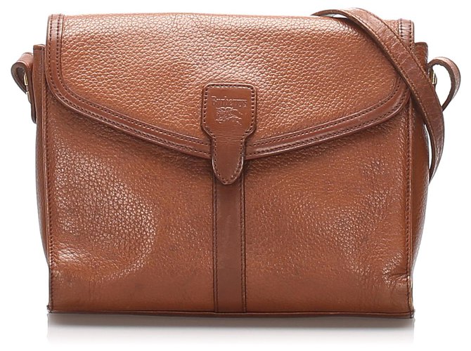 Burberry Brown Leather Crossbody Bag Pony-style calfskin  ref.201671