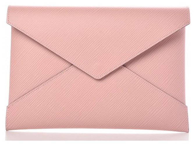 Louis Vuitton Clutch-Taschen Pink Leder  ref.201702