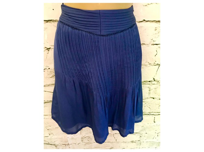 Hoss Intropia Skirts Blue Viscose  ref.131530