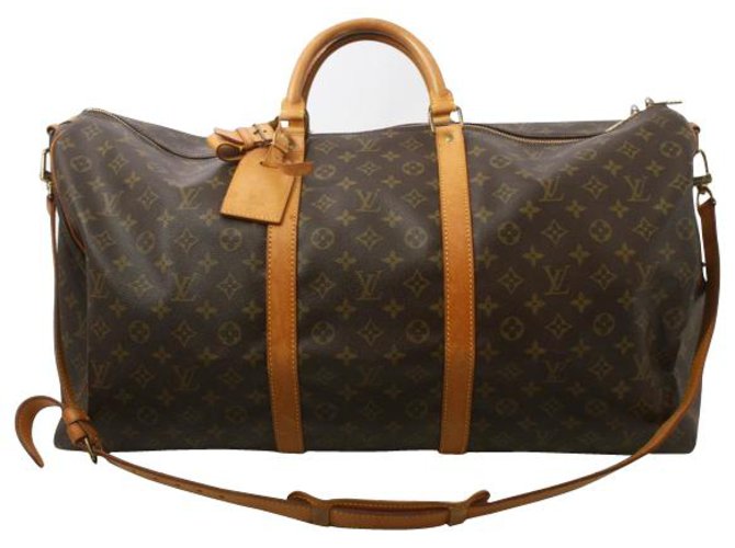 Louis Vuitton Keepall 60 Toile Marron  ref.201248