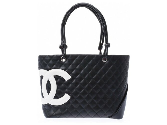Chanel handbag Black Leather  ref.202008