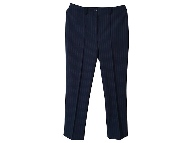 Georges Rech striped blue trousers