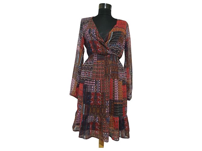 La Fée Maraboutée Kleid Mehrfarbig Polyester Größe 38 Mehrfarben