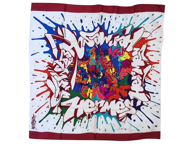 Hermès Graff Multicolor Seda