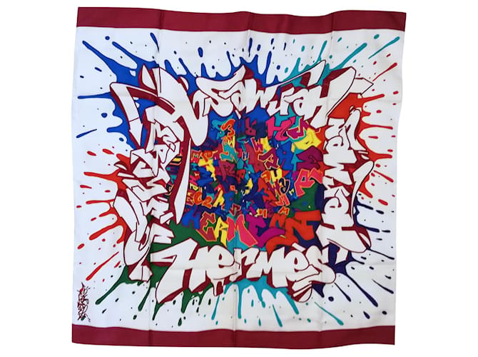 Hermès Graff Multicolore Seta