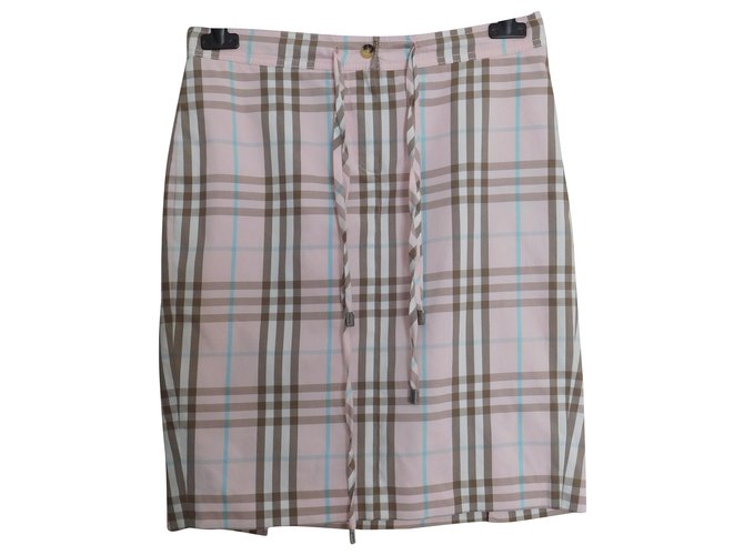 Burberry pink skirt - 36 Cotton  ref.202605
