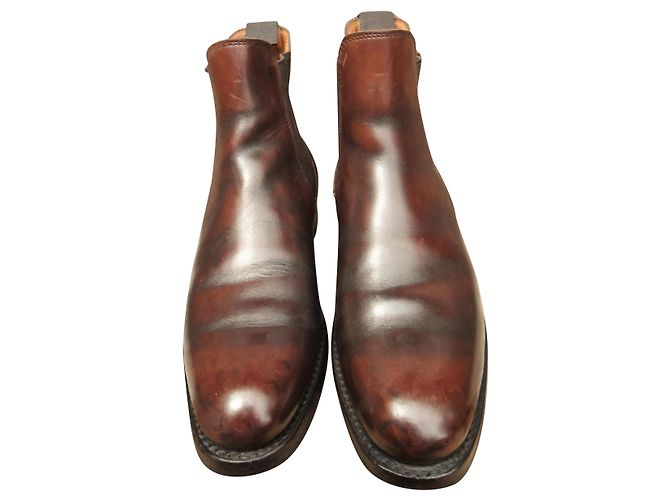 Autre Marque Botas Crockett & Jones p 38,5 Marrón oscuro