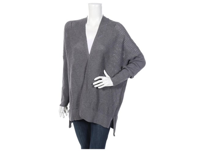 Rodier Knitwear Grey Silk Cotton Cashmere Wool  ref.202867