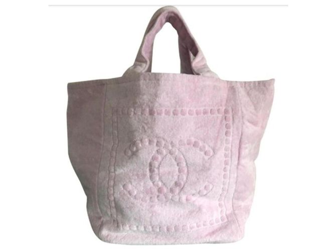 Bolsa de playa Chanel Rosa