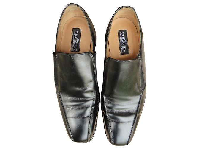 Autre Marque Mocassini Cheaney Corey in pelle nera 40 Nero
