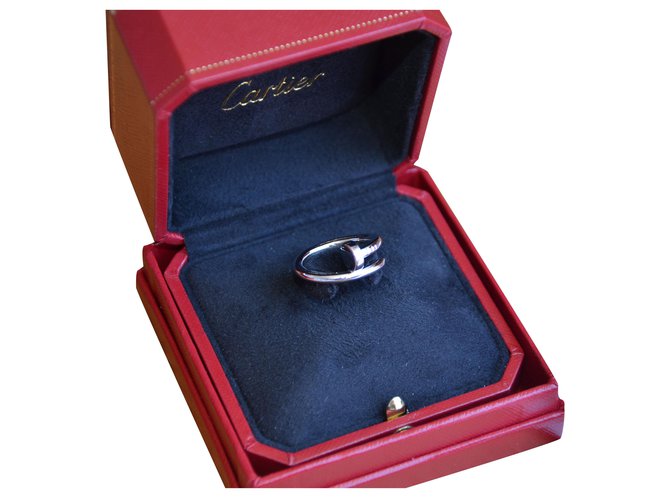 Cartier ring Just a white gold nail Silvery  ref.202959