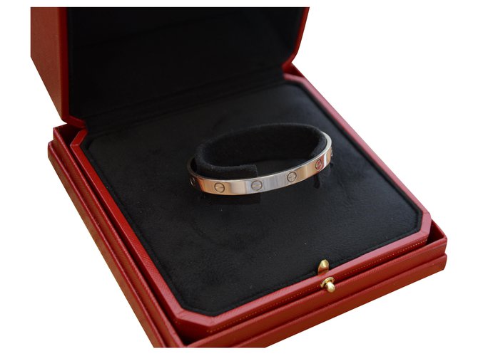 Cartier Love bracelet in white gold Silvery  ref.202970