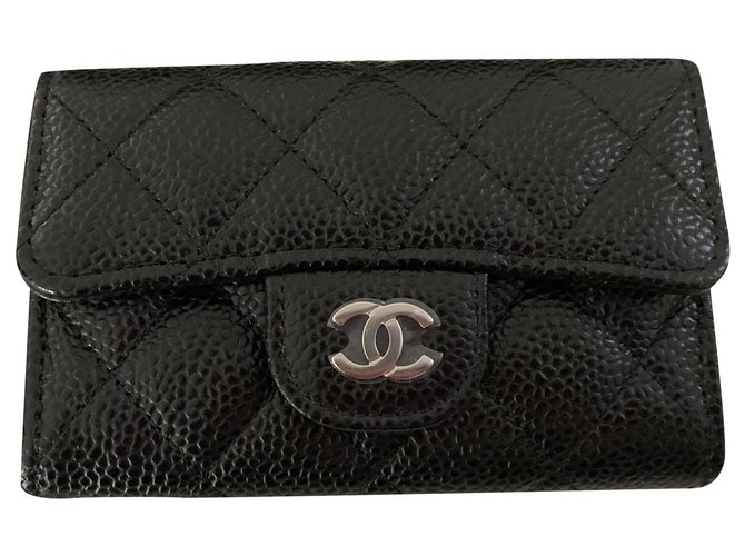 Chanel borse, portafogli, casi Nero Pelle  ref.202986
