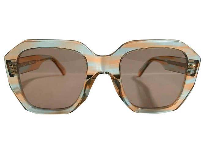 Céline Oversized rétro sunglasses Multiple colors Acetate  ref.203087