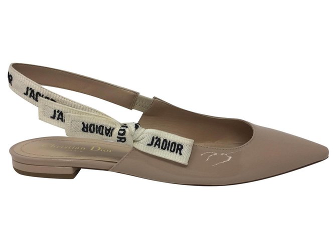 Christian Dior, I adore new beige varnish Patent leather  ref.203144
