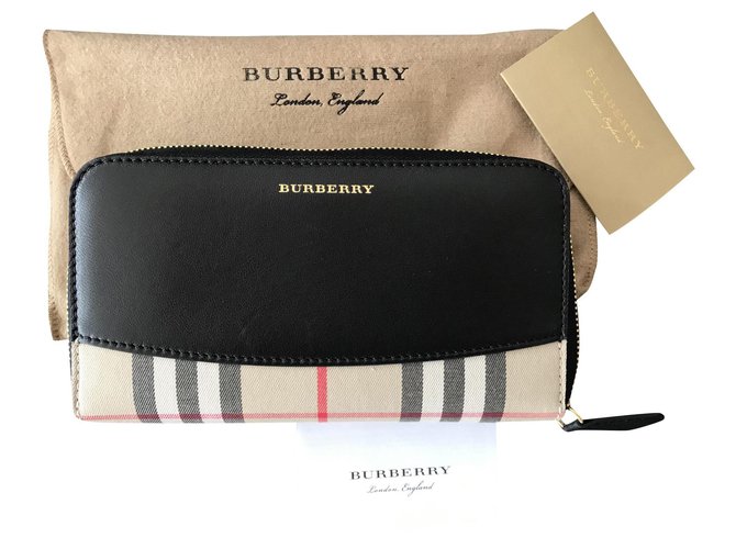 Brook Burberry wallet new Beige Leather  ref.203338