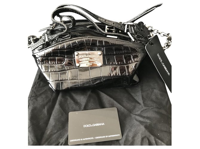 Dolce & Gabbana Mini bag Dolce Gabbana nuova Nero Pelle  ref.203351