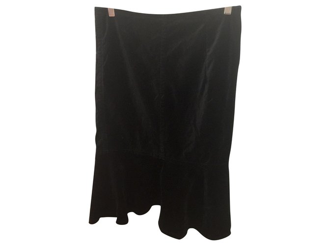 Max Mara Black velvet skirt  ref.203377