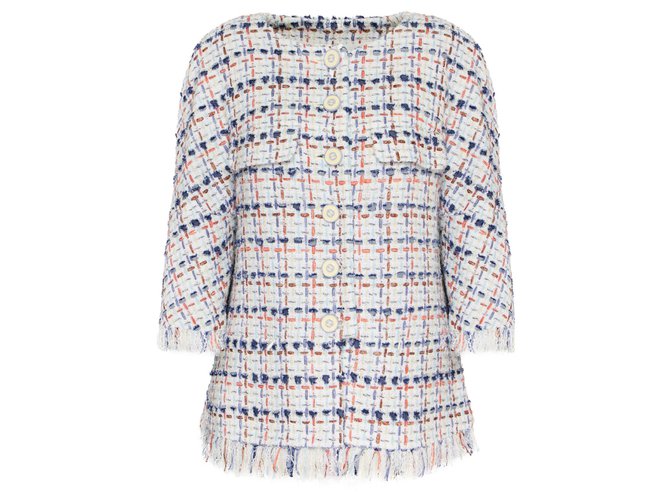 Chanel nueva chaqueta de tweed Lesage Multicolor  ref.203466