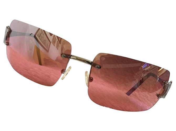 Céline Sunglasses Silvery Pink Metal  ref.203582