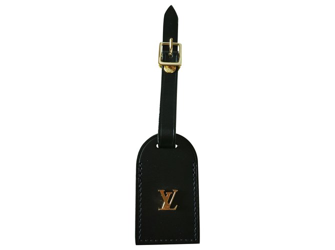 Louis Vuitton DIRECCIÓN DE LA PUERTA Negro Piel de cordero  ref.203824