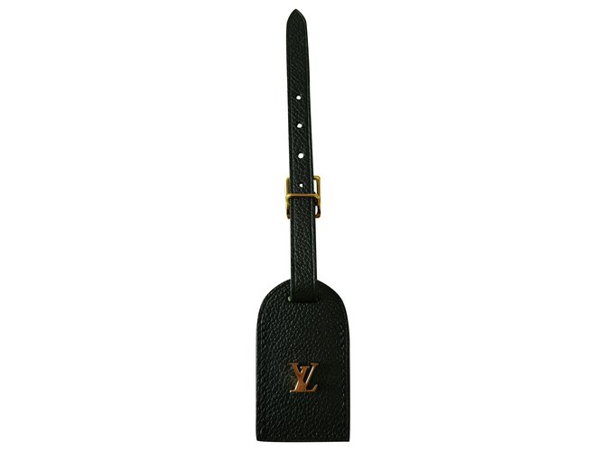 Louis Vuitton DIRECCIÓN DE LA PUERTA Negro Piel de cordero  ref.203826