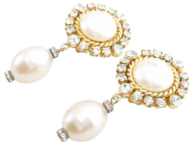 Orecchini Chanel D'oro Placcato in oro