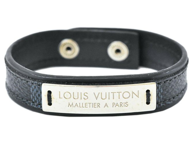 Braccialetto Louis Vuitton Blu Tela  ref.203985