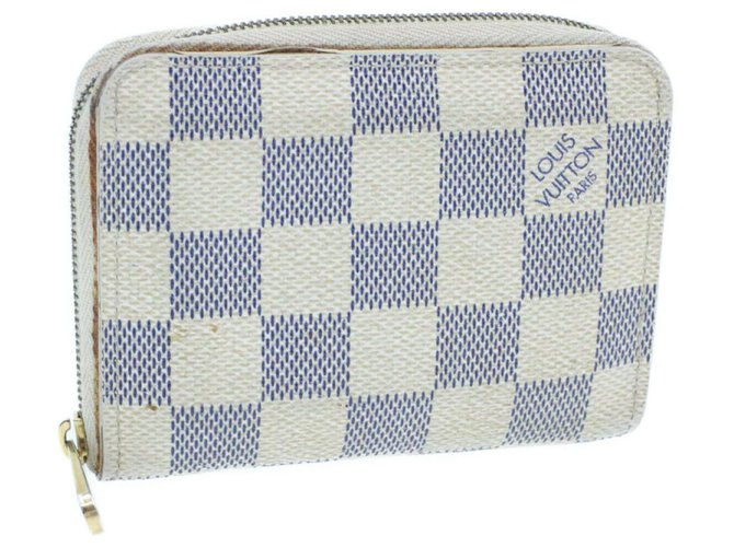Louis Vuitton wallet White Cloth  ref.203987