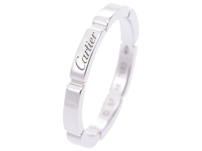 Cartier ring Silvery White gold  ref.203994