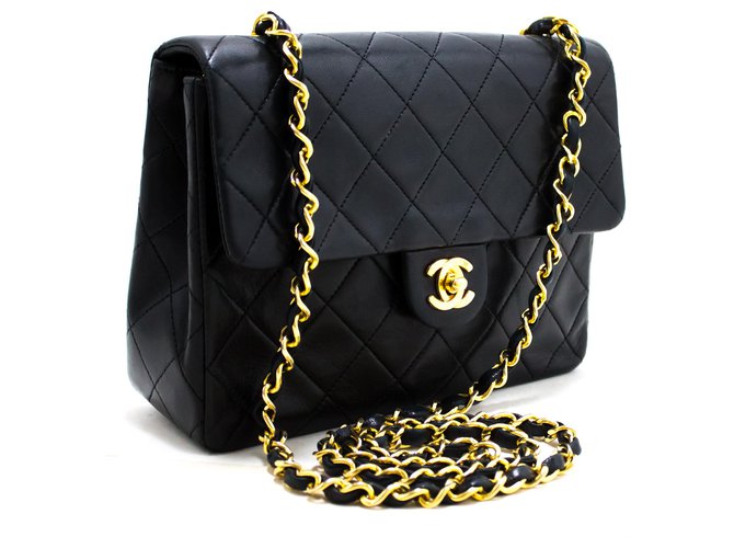 chanel small black purse