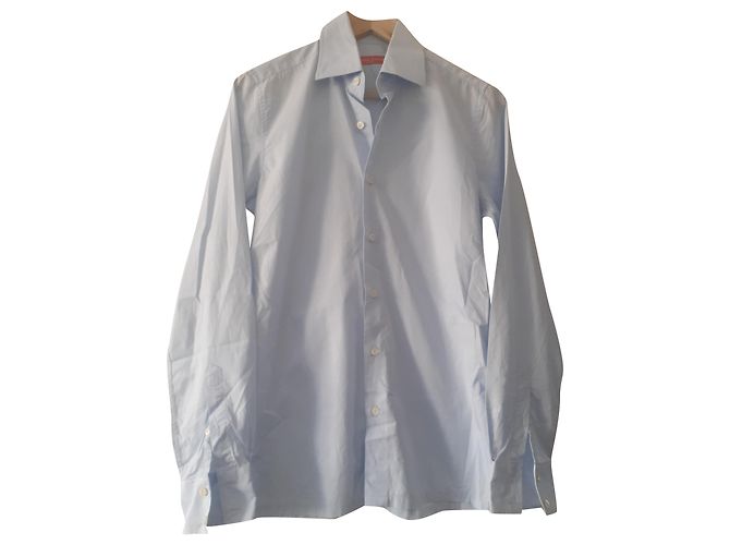 Christian Lacroix Slim Baumwollhemd Hellblau