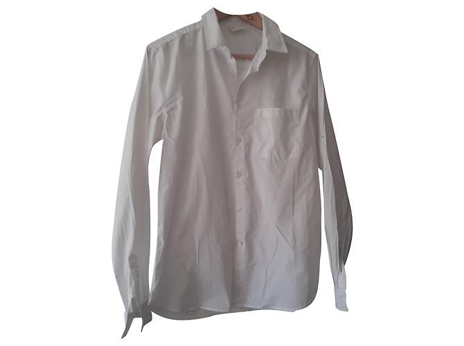 Camicia American Vintage Bianca in Cotone Bianco