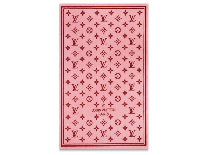Louis Vuitton LV beach towel escale Pink Cotton  ref.204256
