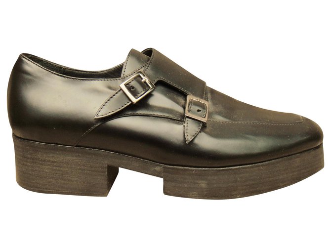monk shoes Surface To Air p 40 Cuir Noir  ref.204261
