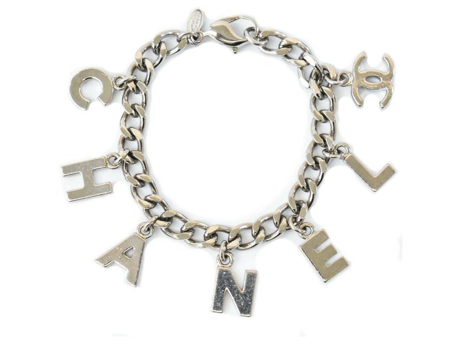Chanel-Armband Silber Metall  ref.204281