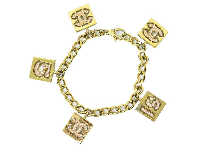 Bracelet Chanel Plaqué or Doré  ref.204282