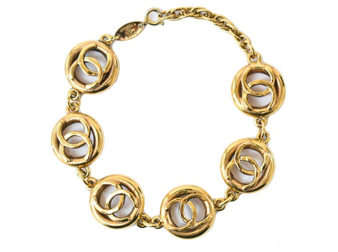 Chanel bracciale D'oro Placcato in oro  ref.204284