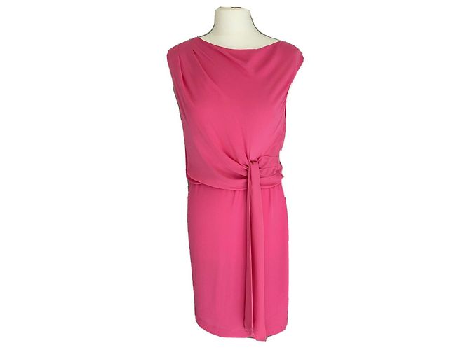 Diane Von Furstenberg DvF Tamara Seidenkleid Pink