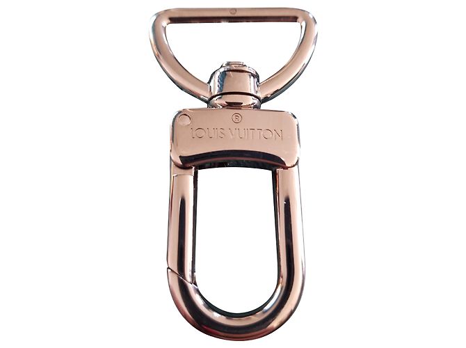 Mosquetão Louis Vuitton Keepall Aço Prateado Prata