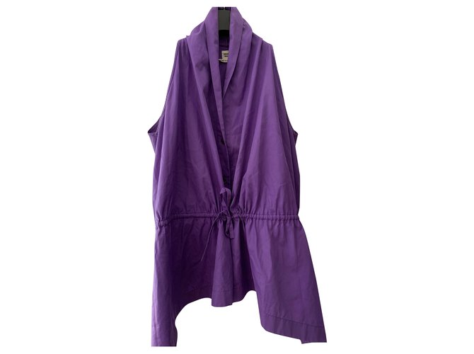 Hermès Beautiful Hermes Corsage Purple Cotton  ref.204426