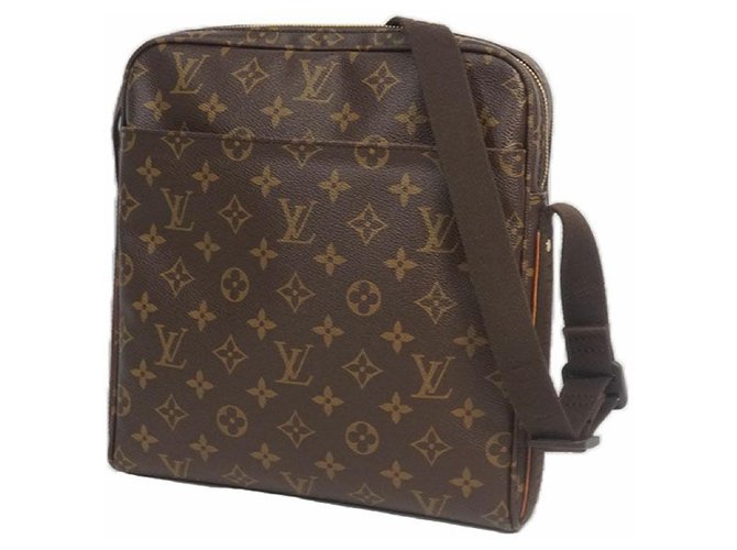 Louis Vuitton Vintage Brown Monogram Trotteur Crossbody Bag