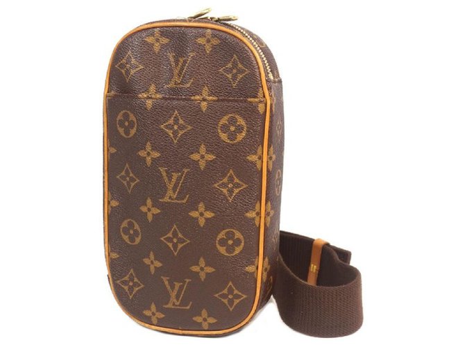 Louis Vuitton Pochette Gange Waist bag Mens body bag M51870 Toile  ref.204776