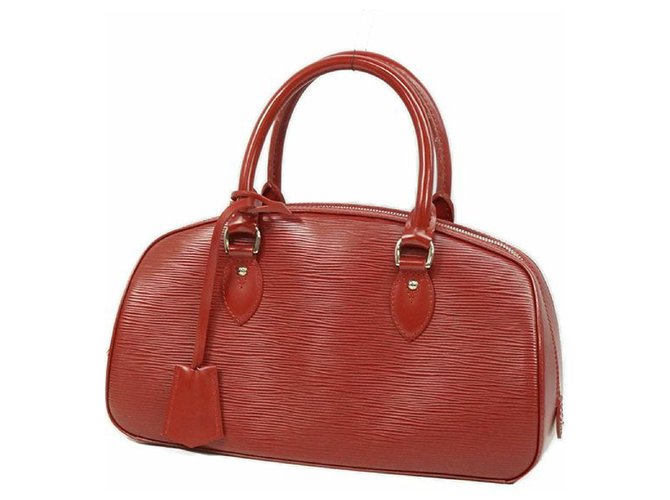 LOUIS VUITTON Jasmine Epi Leather Handbag, Castilian Red M52087